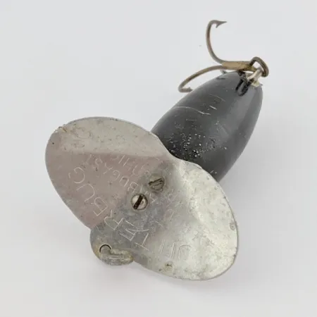 Arbogast Jitterbug Hladinový wobler, Černá, 4 g, Kovová lopatka, #24507