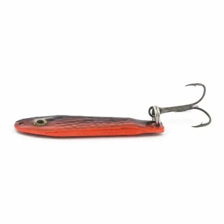 Renosky Bloody Jig Spoon, červená/černá, 12 g, šupiny, #24581