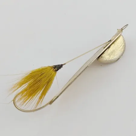 Marathon Weedless Spoon, Zlatá, 6 g, Bucktail, #24597