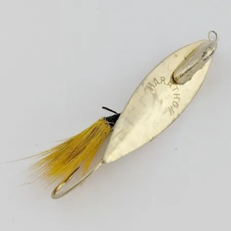 Marathon Weedless Spoon, Zlatá, 6 g, Bucktail, #24597