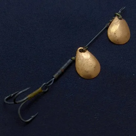 Worth Double Blade Spinner Třpytka, Měď, 1.5 g, Dva Listy, #24603