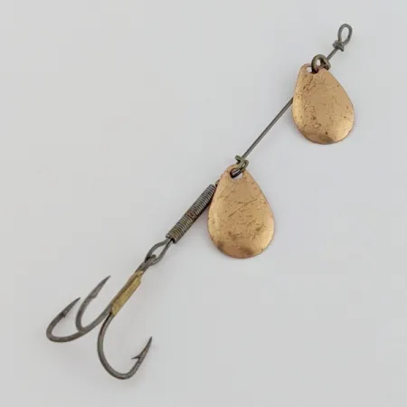 Worth Double Blade Spinner Třpytka, Měď, 1.5 g, Dva Listy, #24603