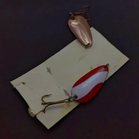 Glen Evans Spoon Plandavka, červená/bílá/měď, 6g, sada 2ks, #24601