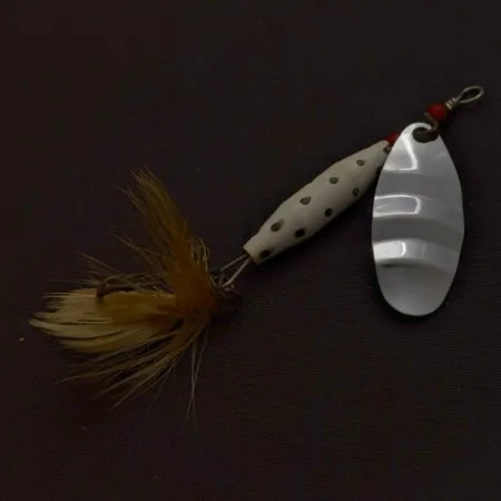 Abu Garcia Spinnaren Reflex Třpytka, Bílá, 7 g, Peří, #24644