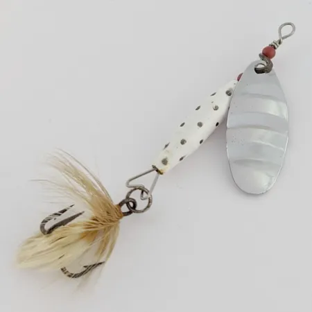 Abu Garcia Spinnaren Reflex Třpytka, Bílá, 7 g, Peří, #24644