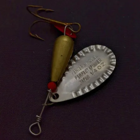 Herter's Perfect Spinner Třpytka, Silver, 7g, Vroubkovaný list, #24651