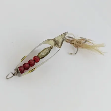 Třpytka Mack's Hummbait, nikl/červená, 9g, s křidélkem, #24676