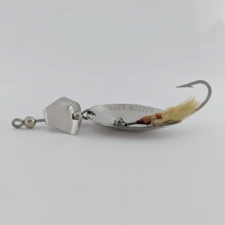 Třpytka Brown's Bass Buzzer, Nikl, 17g, Bucktail, #24682