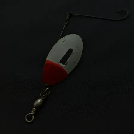 Třpytka Weller June-Bug, červenobílá, 6 g, vyosená, #24704