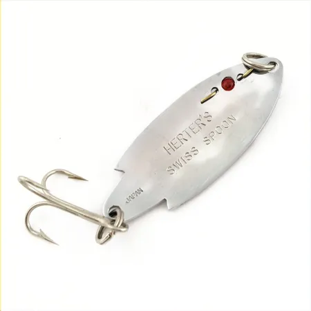 Plandavka Herter's Swiss Spoon, Nikl, 7g, Červený Korálek, #24721