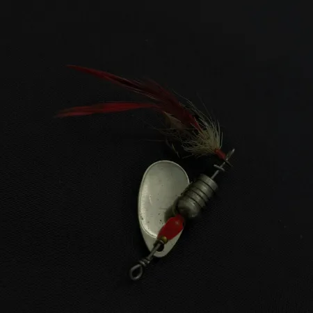 Třpytka Heddon HEP 1, nikl, 3.6 g, péřový trojháček, #24746