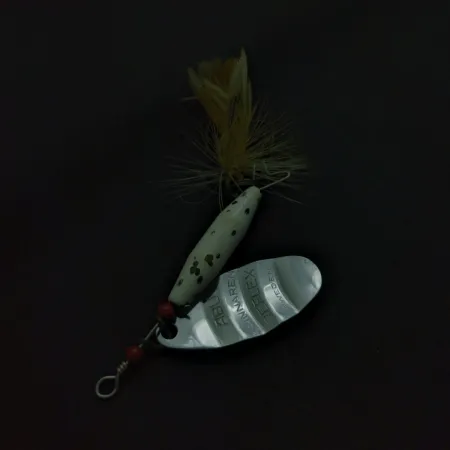 Abu Garcia Spinnaren Reflex třpytka, Nikl/Bílá, 7 g, #24755