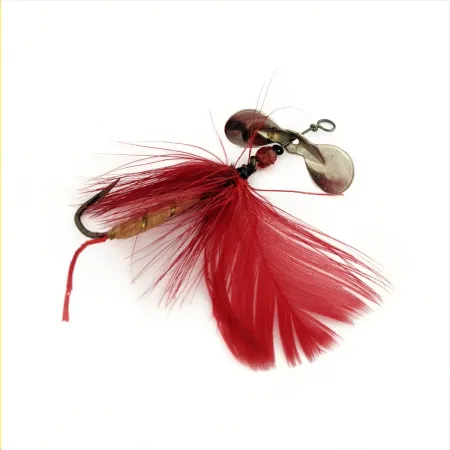 Pflueger Pilot Fly Spinner, Nikl/Červená, 1.2 g, Vintage, #24804