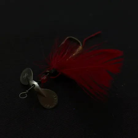 Pflueger Pilot Fly Spinner, Nikl/Červená, 1.2 g, Vintage, #24804