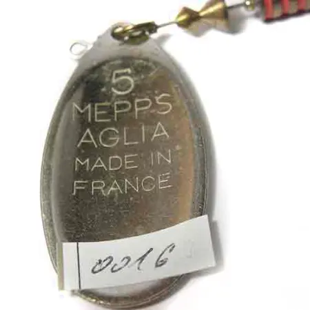 Mepps Aglia 5 Musky Killer Steel Třpytka, Ocel/Mosaz, 16g, #0016