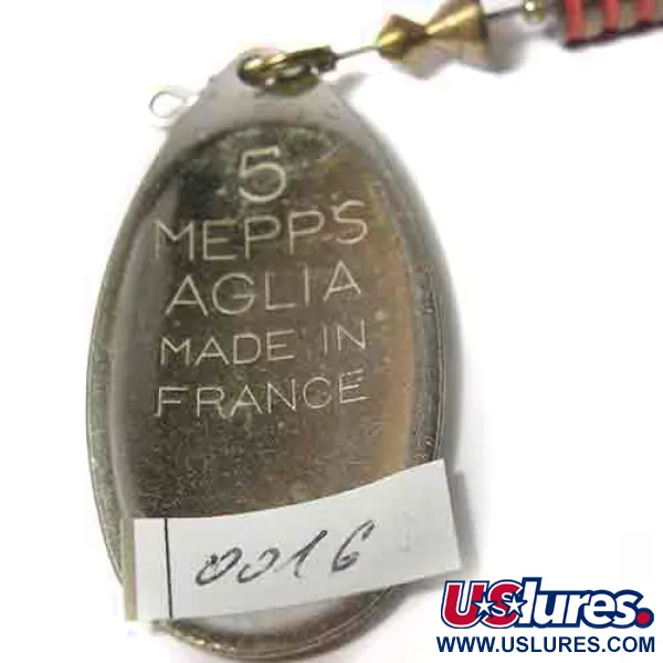 Mepps Aglia 5 Musky Killer Steel Třpytka, Ocel/Mosaz, 16g, #0016