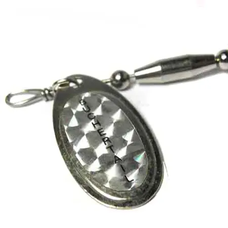 Buchertail 500 Třpytka, Nikl/Černá/Hologram, 17g, Bucktail, #0017