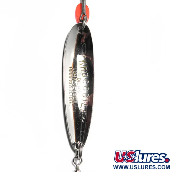 Luhr Jensen Krocodile Die #4 Plandavka, Nikl/Zlatá/Zelená, 19g, #0067