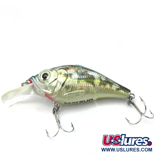 Matzuo America Wobler, Stříbrná / Hologram / Zelená, 11g, 3D oči, #0090