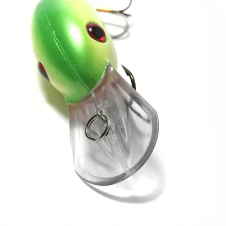 Strike King Pro 3 Crankbait, Žlutá/Zelená, 10g, Ponor 2.4m, #0103