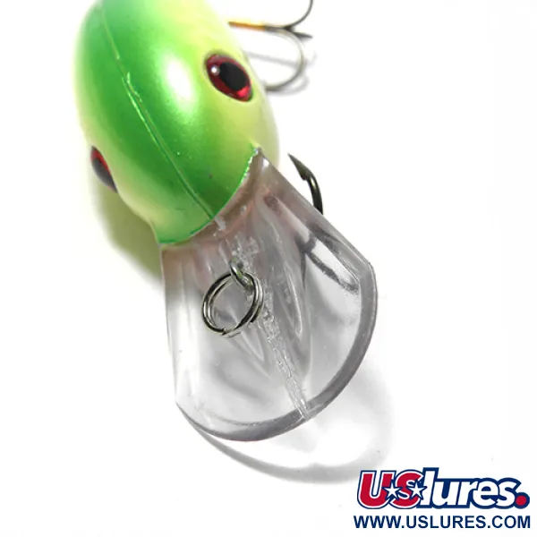 Strike King Pro 3 Crankbait, Žlutá/Zelená, 10g, Ponor 2.4m, #0103