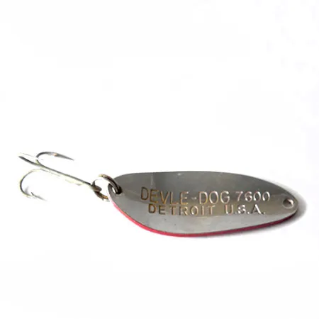 Dardevle Devle Dog Plandavka, Červeno-bílá, 10g, Vintage, #0169