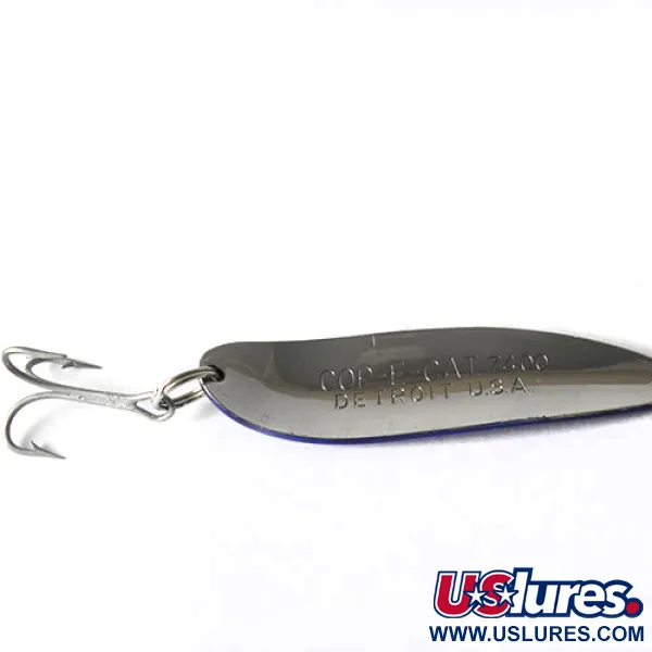 Dardevle Cop-E-Cat Plandavka, Nikl / Modrá, 14g, Vintage, #0170