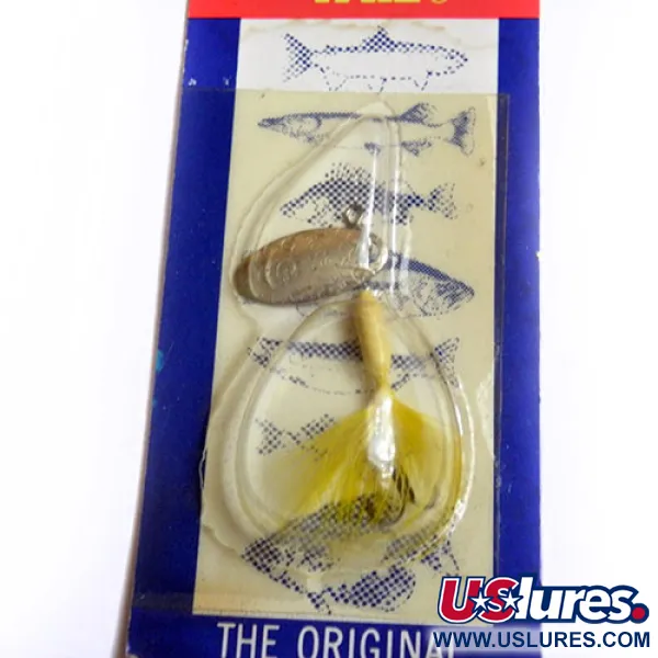 Worden’s Original Rooster Tail Třpytka, Žlutá, 1.18g, Peří, #0182