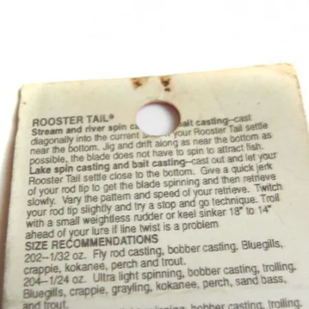 Yakima Bait Worden’s Original Rooster Tail Třpytka, Žlutá/Černá, #0183