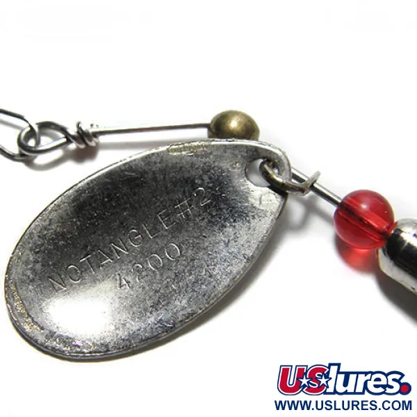 Eppinger Dardevle Notangle 2 Třpytka, Bílá/Červená, 6g, Peří, #0198