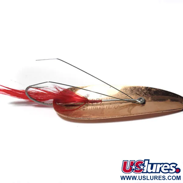 Eppinger Dardevle Feathered Weedless Plandavka, Měď, 28g, Proti váznutí, #0241