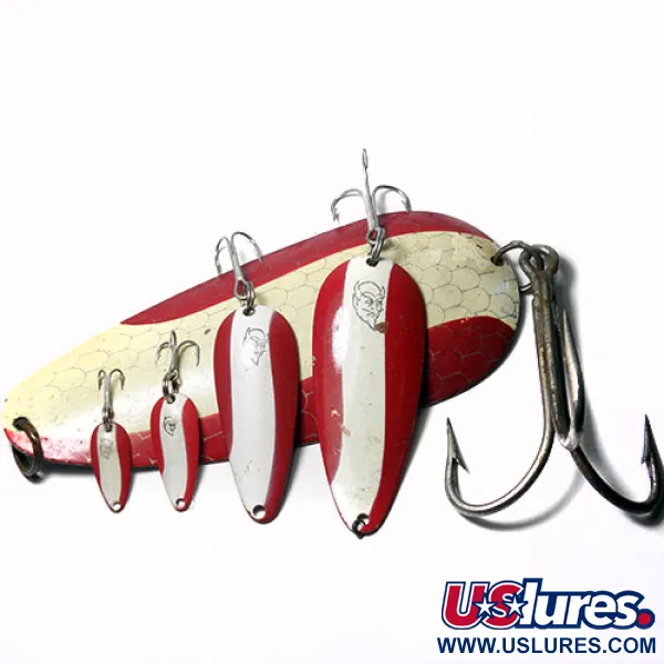 Eppinger Dardevle Huskie Devle Plandavka, Červená / Bílá, 91g, List, #0245