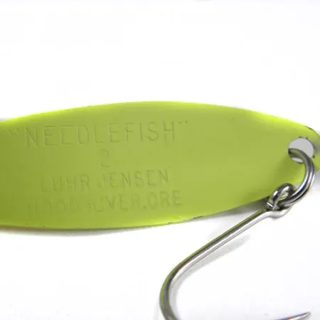 Luhr Jensen Needle fish 2 Plandavka, Žlutá / Červená, 3g, Jednoháček, #0372