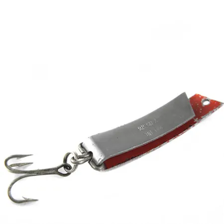 South Bend Super-Duper 506 Třpytka, Nikl/Červená, 7g, Tvar U, #0491