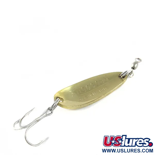 Luhr Jensen Krocodile Plandavka, Zlato / Oranžová / Zelená, 9g, zlato, #0493