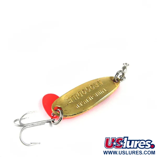 Luhr Jensen Krocodile Plandavka, Oranžová/Mosaz/Hologram, 9g, #0508