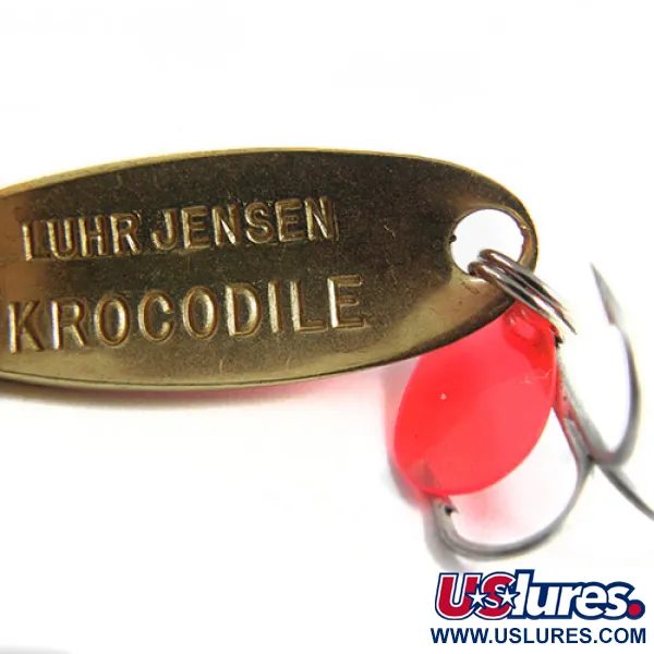 Luhr Jensen Krocodile Plandavka, Oranžová/Mosaz/Hologram, 9g, #0508