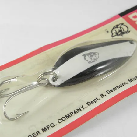 Dardevle Devle Dog Plandavka, Black / White, 14g, Vintage, #0520