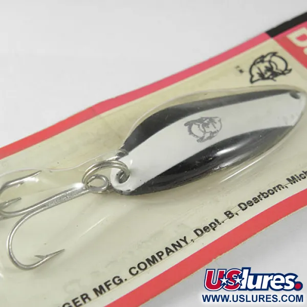 Dardevle Devle Dog Plandavka, Black / White, 14g, Vintage, #0520