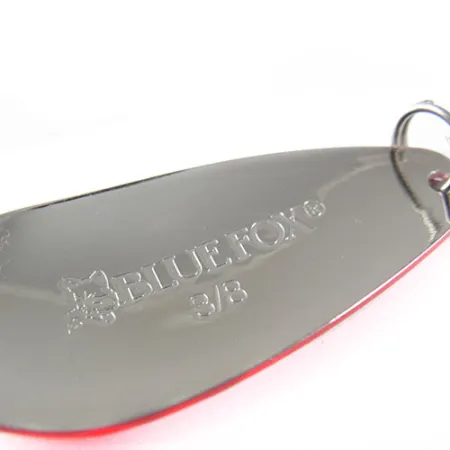 Blue Fox Strobe Tear Drop Spoon Plandačka, Červená/Bílá, 11g, USA, #0540