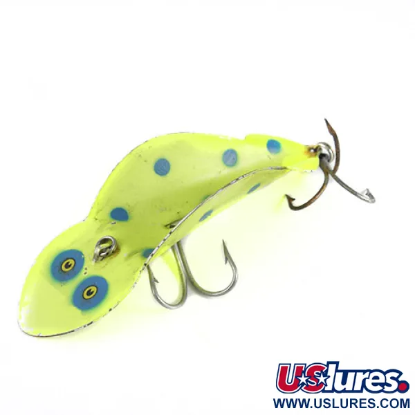 Buck Perry Spoonplug Návnada, Žlutá / Modrá, 21g, Kontrola Hloubky, #0580