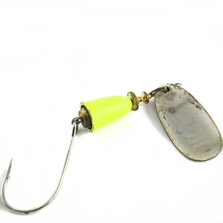 Blue Fox Super Vibrax 3 Rotačka, Stříbrná/Fluo Zelená, 8.4g, Jednoháček, #0660