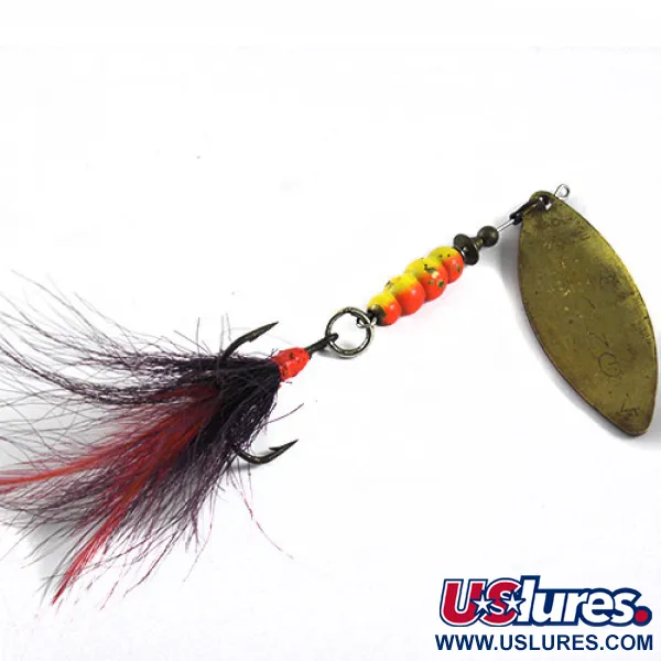 Mepps Aglia Long 4 Dressed Třpytka, Zlatá / Oranžová, 17g, #0667