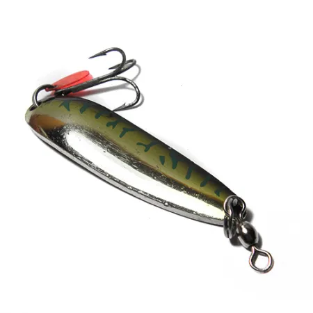 Luhr Jensen Krocodile Die #4 Plandavka, Nikl/Zlatá/Zelená, 19g, #0067