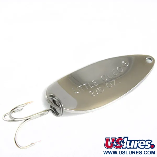 Acme Little Cleo Plandavka, Nikl / Zelená, 11g, Orig. trojhák, #0672