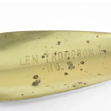 Plandavka Len Thompson #2, Červená / Bílá, 28g, Lisovaná mosaz, #0739