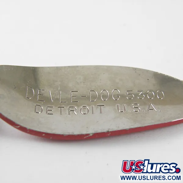 Eppinger Dardevle Devle Dog 5300 Třpytka, Červená/Bílá, 10g, #0774