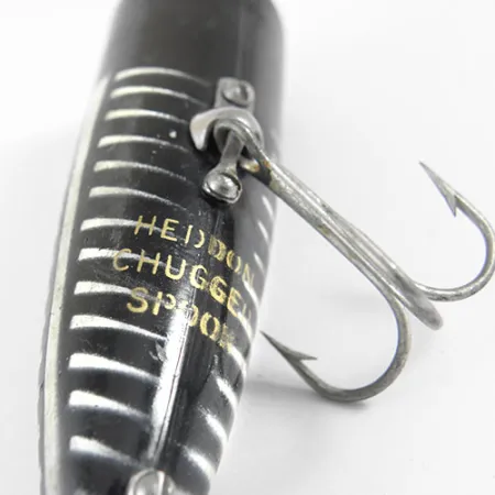 Popper Heddon Chugger Spook, Černo/Bílo/Červený, 14g, Hladinový, #0875