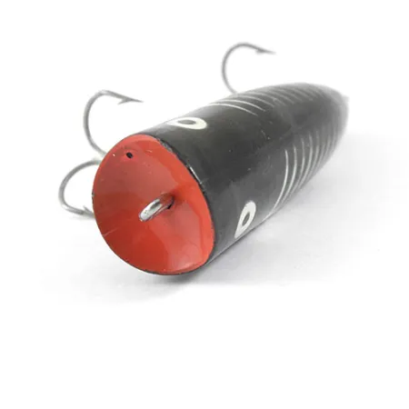 Popper Heddon Chugger Spook, Černo/Bílo/Červený, 14g, Hladinový, #0875