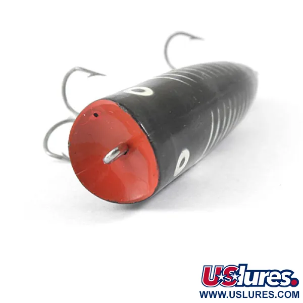 Popper Heddon Chugger Spook, Černo/Bílo/Červený, 14g, Hladinový, #0875